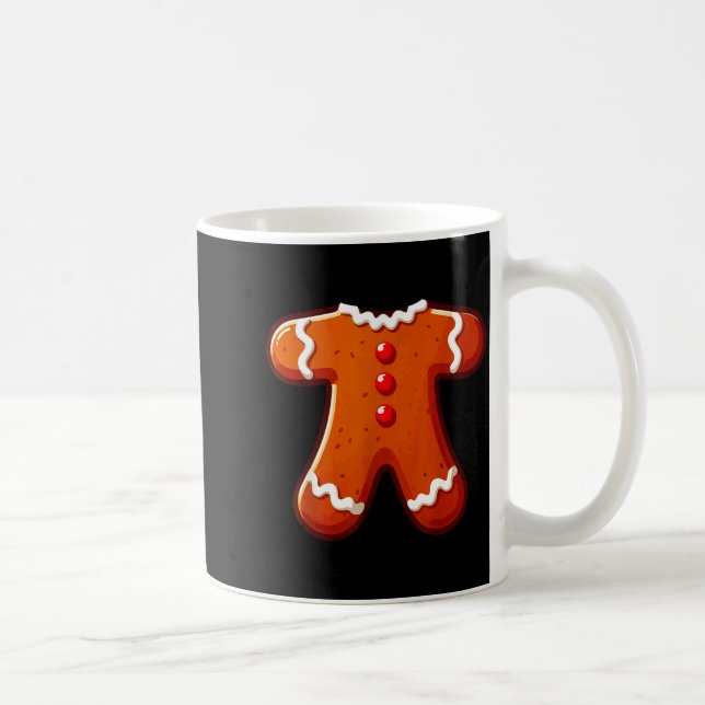 Caneca De Café Gingerbread Man Costume Adult Kids Men Women Cooki (Direita)