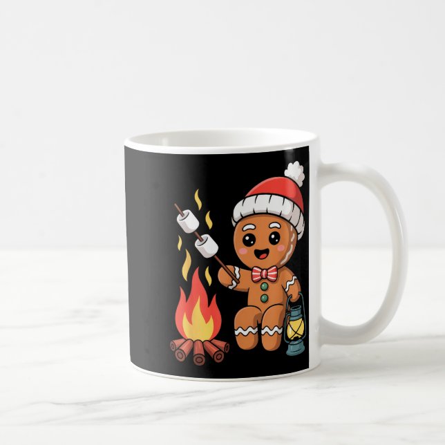Caneca De Café Gingerbread Marshmallow Roaster Camng Christmas  (Direita)