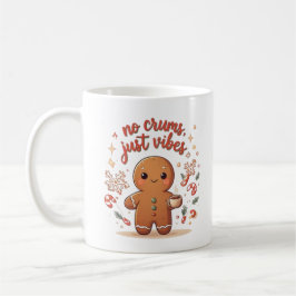 Caneca De Café Gingerbread No Crumbs Just Vibes Cute Christmas