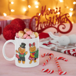Caneca De Café Gingercake boy e Gingercake Girl