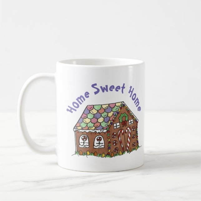 Caneca De Café Gingercake House Casa Doce Natal Natal Xmas (Esquerda)