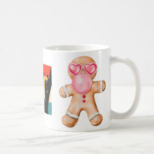 Caneca De Café Gingerpão soprando pastilha Goma Nk Pulmões Christ