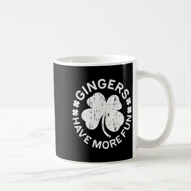 Caneca De Café Gingers Have More Fun Shirt Men Women Kids St Patr (Direita)
