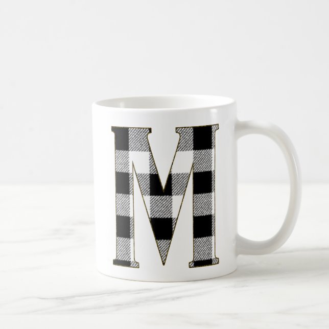 Caneca De Café Gingham Check M (Direita)
