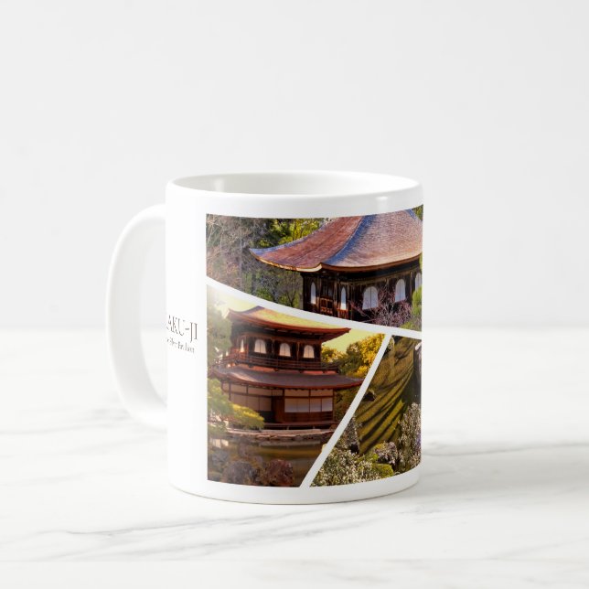 Caneca De Café Ginkaku-ji (Higashiyama Jisho-ji) (Frente Esquerda)