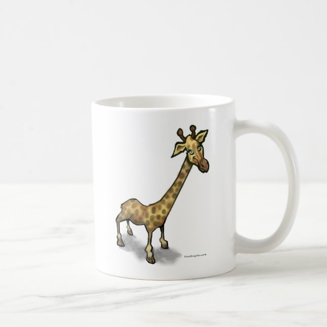 Caneca De Café Girafa (Direita)