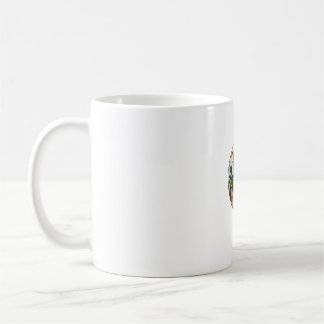 Caneca De Café Girafa Adorável Cercada Por Flores _5