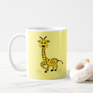 Caneca De Café Girafa Animal Fofo
