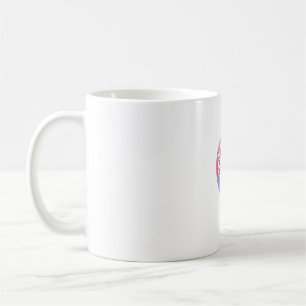 Caneca De Café Girafa Com Coração Adorável Amor Colorido