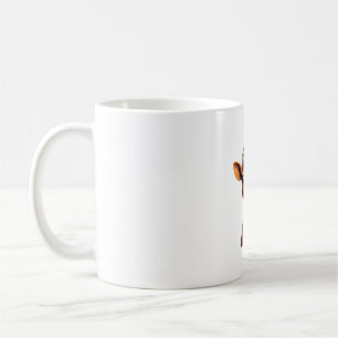 Caneca De Café Girafa de Cartoon Bonita com Natal de Papai Noel