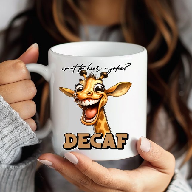 Caneca de Café Girafa Engraçada e Divertida Humor (Criador carregado)
