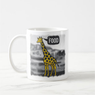 Caneca De Café girafa estilizada