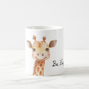 Caneca De Café Girafa Feliz