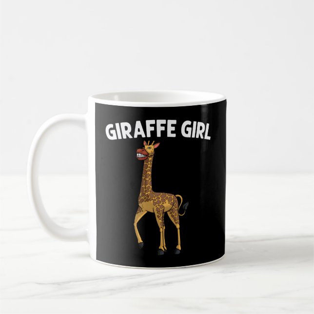 Caneca De Café Girafa Para Zoo Safari Animal (Esquerda)