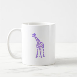 CANECA DE CAFÉ GIRAFA ROXO