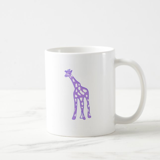 CANECA DE CAFÉ GIRAFA ROXO (Direita)