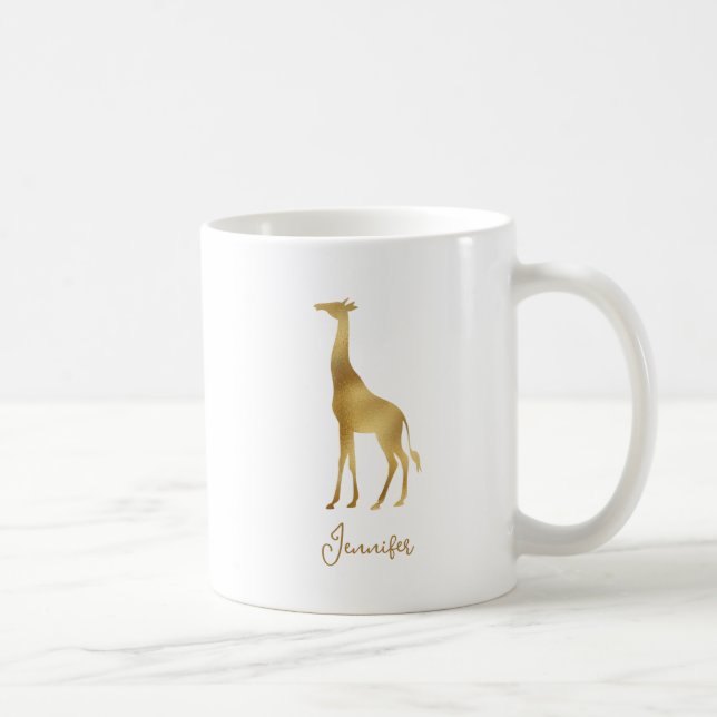 Caneca De Café Girafa surpreendente (Direita)