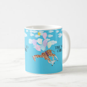 Caneca De Café Girafa, tempo para relaxar