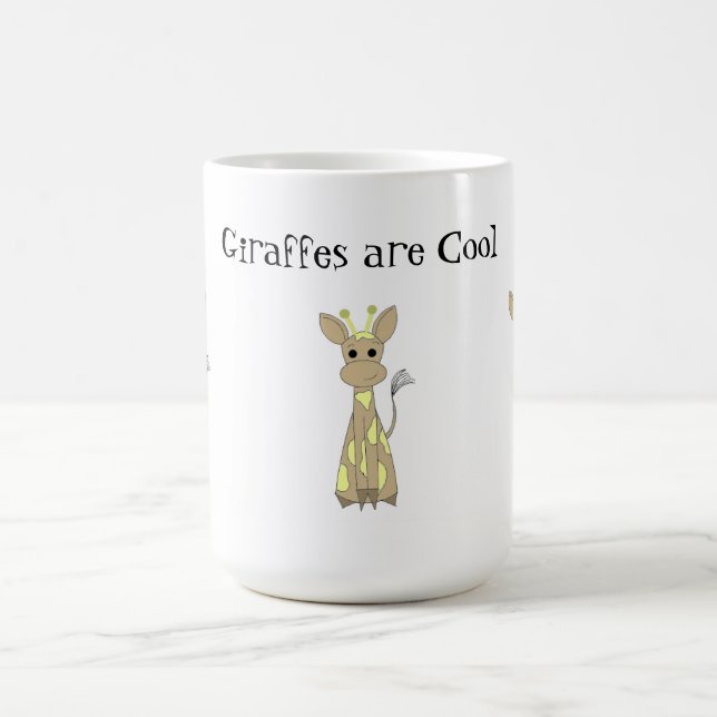 Caneca De Café Girafas são Legal (Centro)