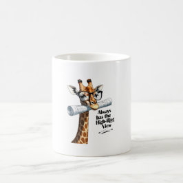 Caneca De Café Giraffe Architect Mug - engraçado