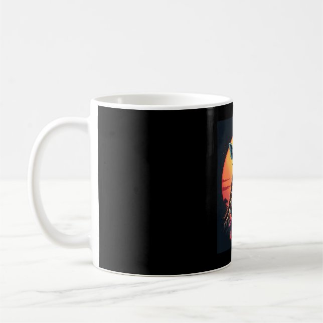Caneca De Café Giraffe Neck Like a Rollercoaster Run Funny Retro  (Esquerda)