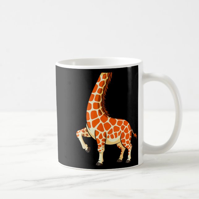 Caneca De Café Giraffe Shirt Adult Men Women Kids Giraffe Costume (Direita)