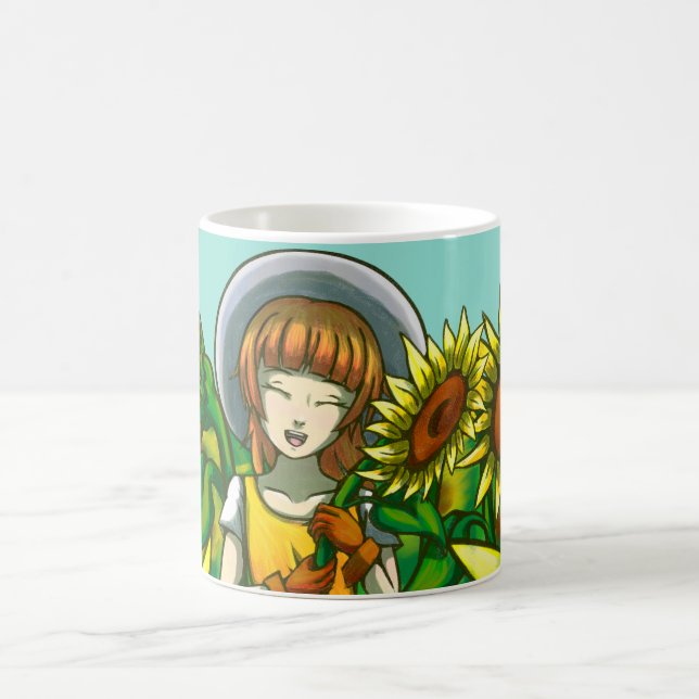 Caneca De Café Girassóis (Centro)