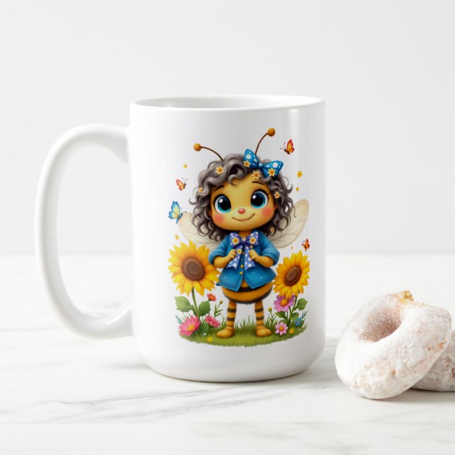 Caneca De Café Girassóis (Com Donut)