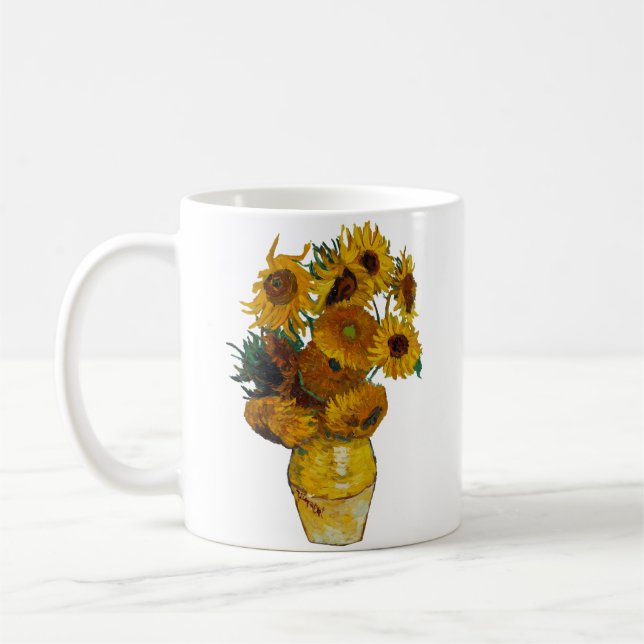 Caneca De Café Girassóis (Esquerda)