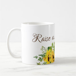 Caneca De Café Girassóis com Raise a Aleluia