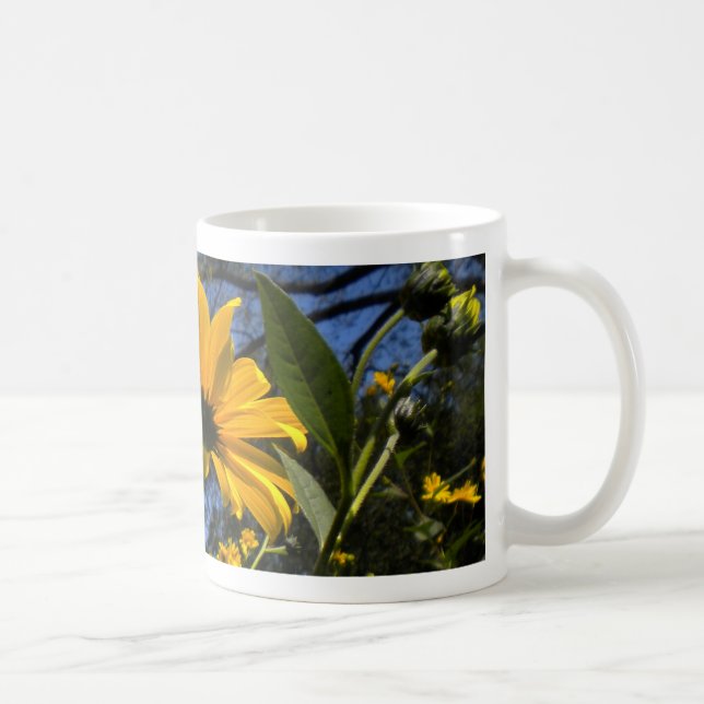 Caneca De Café Girassóis no Sky Mug (Direita)