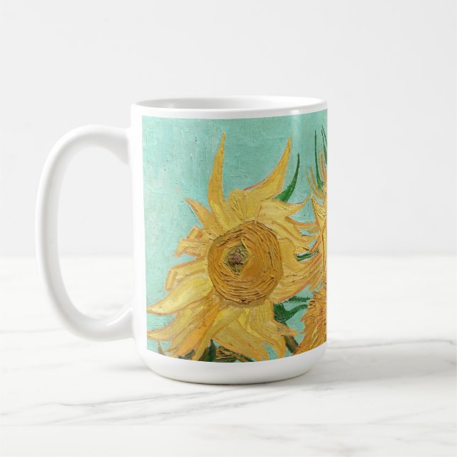 Caneca De Café Girassóis Vincent van Gogh (Esquerda)