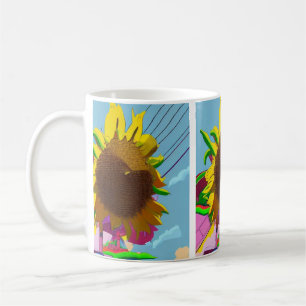 Caneca De Café Girassol