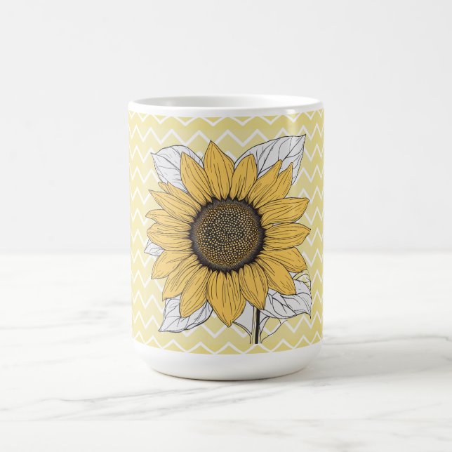 Caneca De Café "Girassol" (Centro)