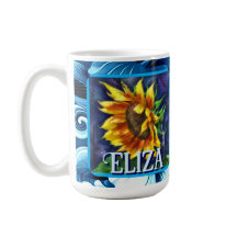 Girassol à Noite Flor Floral Personalizado