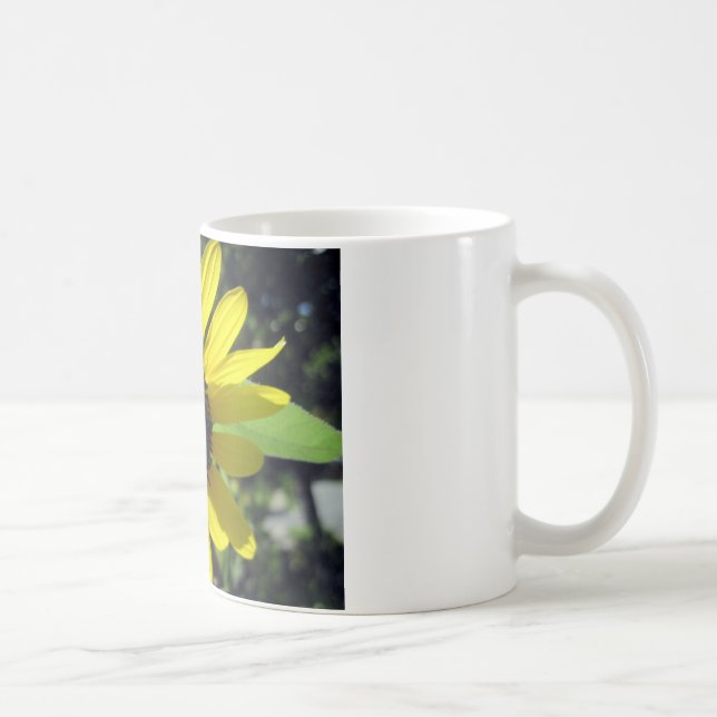 Caneca De Café Girassol Amarelo (Direita)