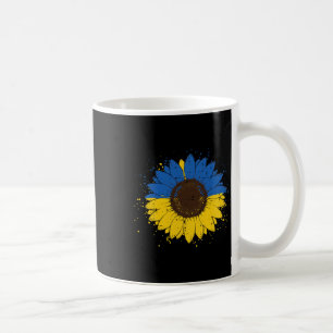 Caneca De Café Girassol Amarelo Azul Ucraniano Flor Homens Ucrâni