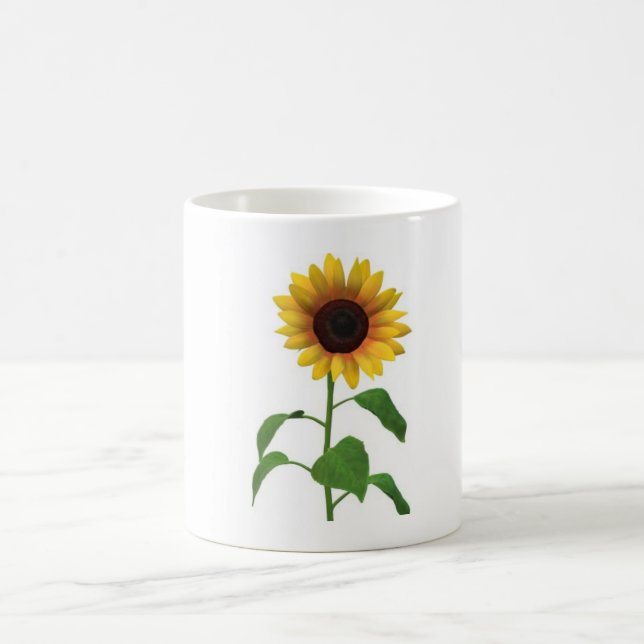 Caneca De Café Girassol - Café Mug (Centro)