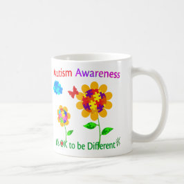 Caneca De Café Girassol de Conscientização do Autismo