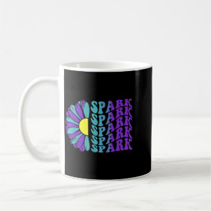 Caneca De Café Girassol de Conscientização para Prevenção do Suic