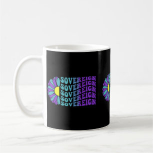 Caneca De Café Girassol de Conscientização sobre Prevenção do Sui