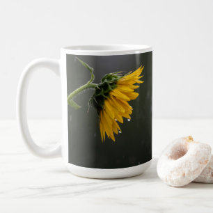 Caneca De Café Girassol e chuva