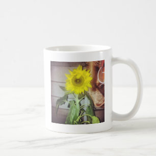 Caneca De Café girassol nove da tarde