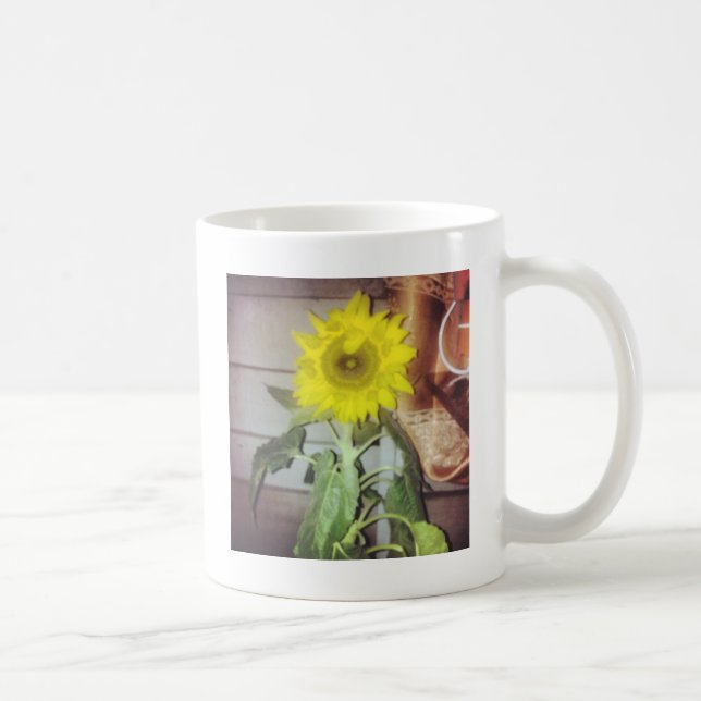 Caneca De Café girassol nove da tarde (Direita)