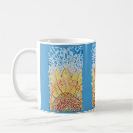 Caneca De Café Girassol Radiant Bloom