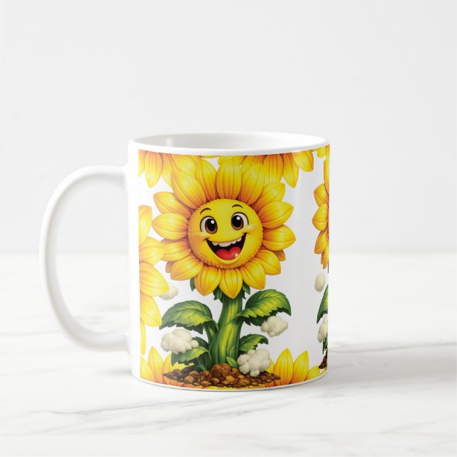 Caneca De Café Girassol Sundy (Esquerda)