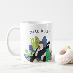 Caneca De Café Girl Boss Selfie