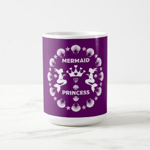 Caneca De Café Girl Mermaid Princess