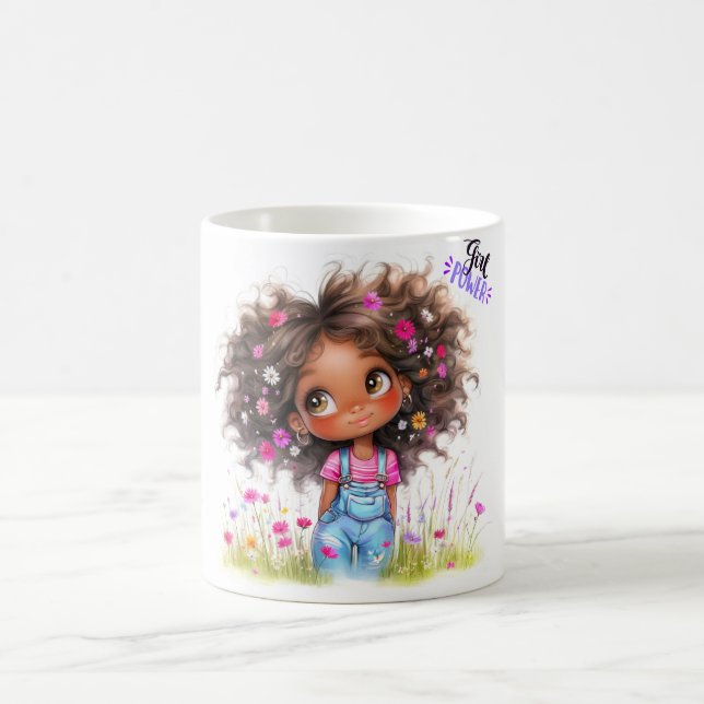 Caneca De Café Girl Power Quirky Girl Mug (Centro)