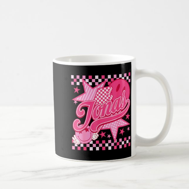 Caneca De Café Girl Retro Jonas Groovy Flower First Name D 80's  (Direita)
